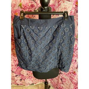 Birdee Sport Australia Cutaway Navy Skirt-SIZE 8
